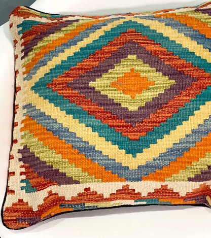 Chobi Kilim Cushion Cover 45cm X 45cm AF#97