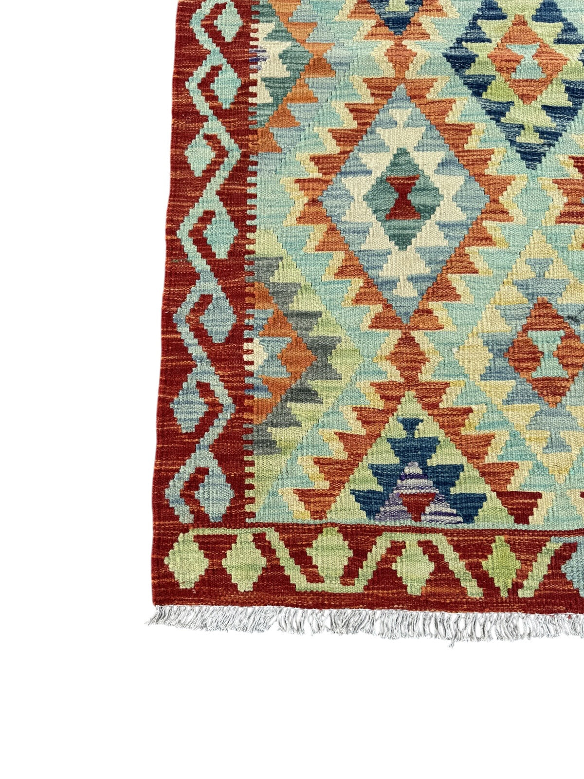 Handmade Afghan Kilim Rug 144 CM x 101 CM Sk#1448