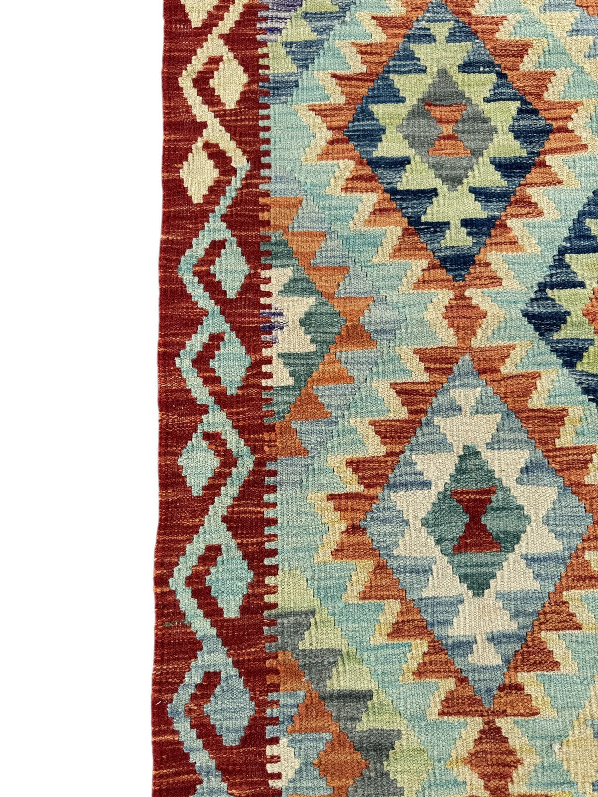 Handmade Afghan Kilim Rug 144 CM x 101 CM Sk#1448
