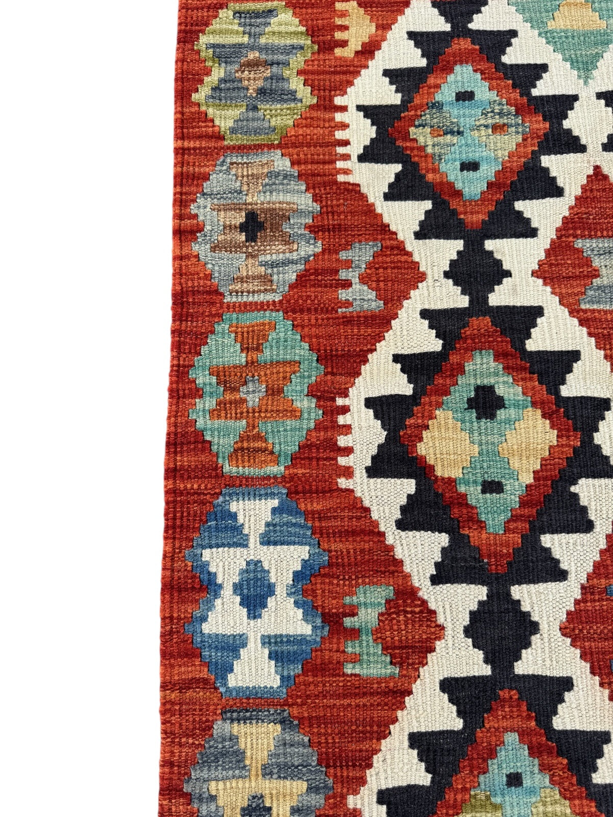 Handmade Afghan Kilim Rug 133 CM x 80 CM Sk#1447