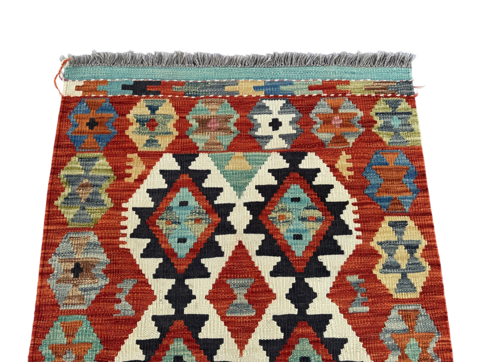 Handmade Afghan Kilim Rug 133 CM x 80 CM Sk#1447