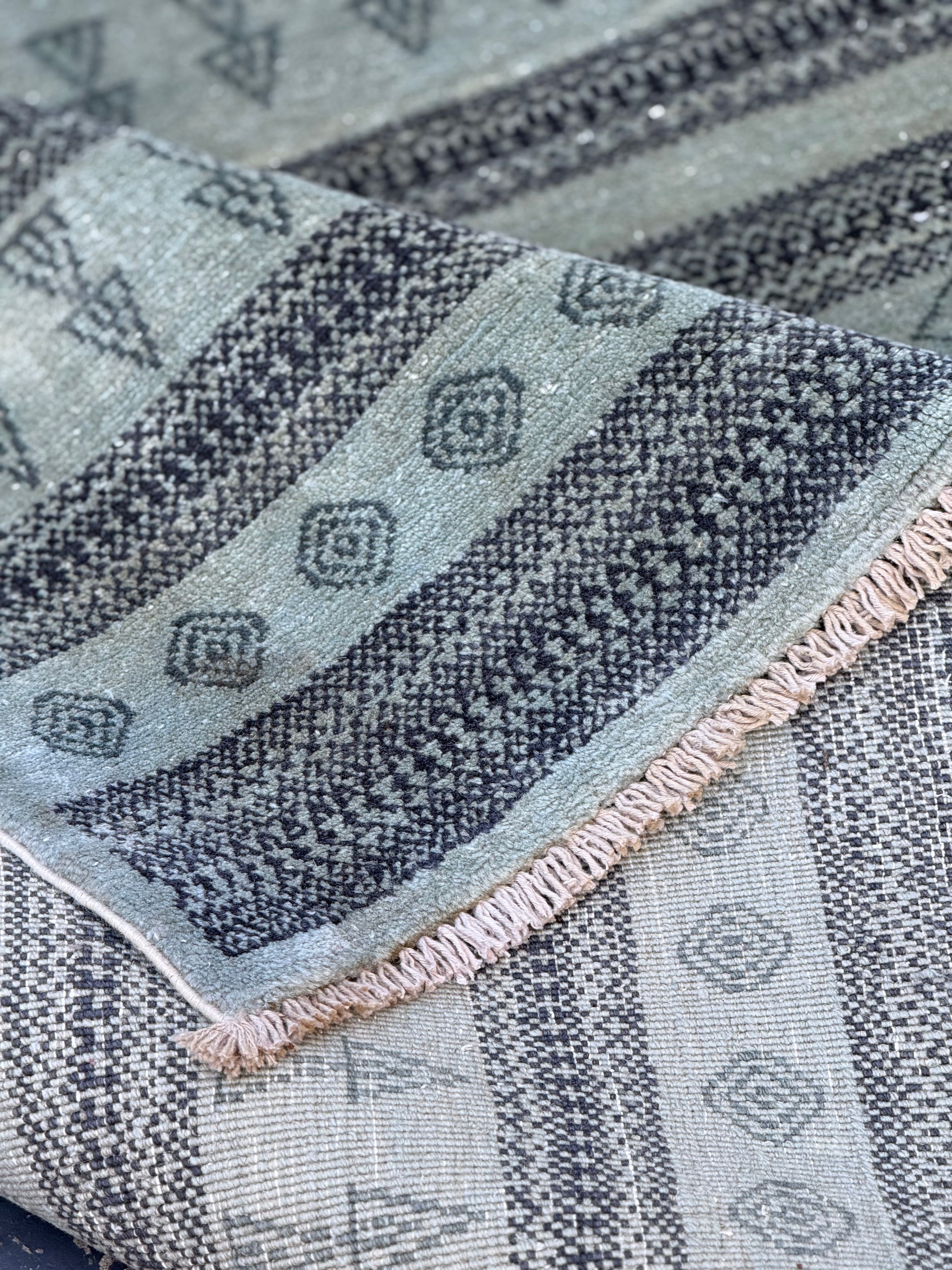 Handmade Afghan Tribal Modern Rug, 215 x 173 CM