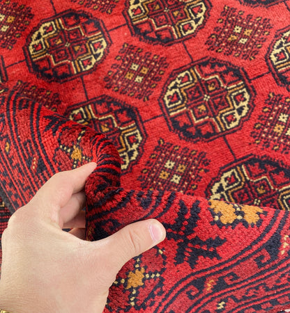 Handmade Afghan Traditional Wool Rug 200CM x 145CM (SS#30)