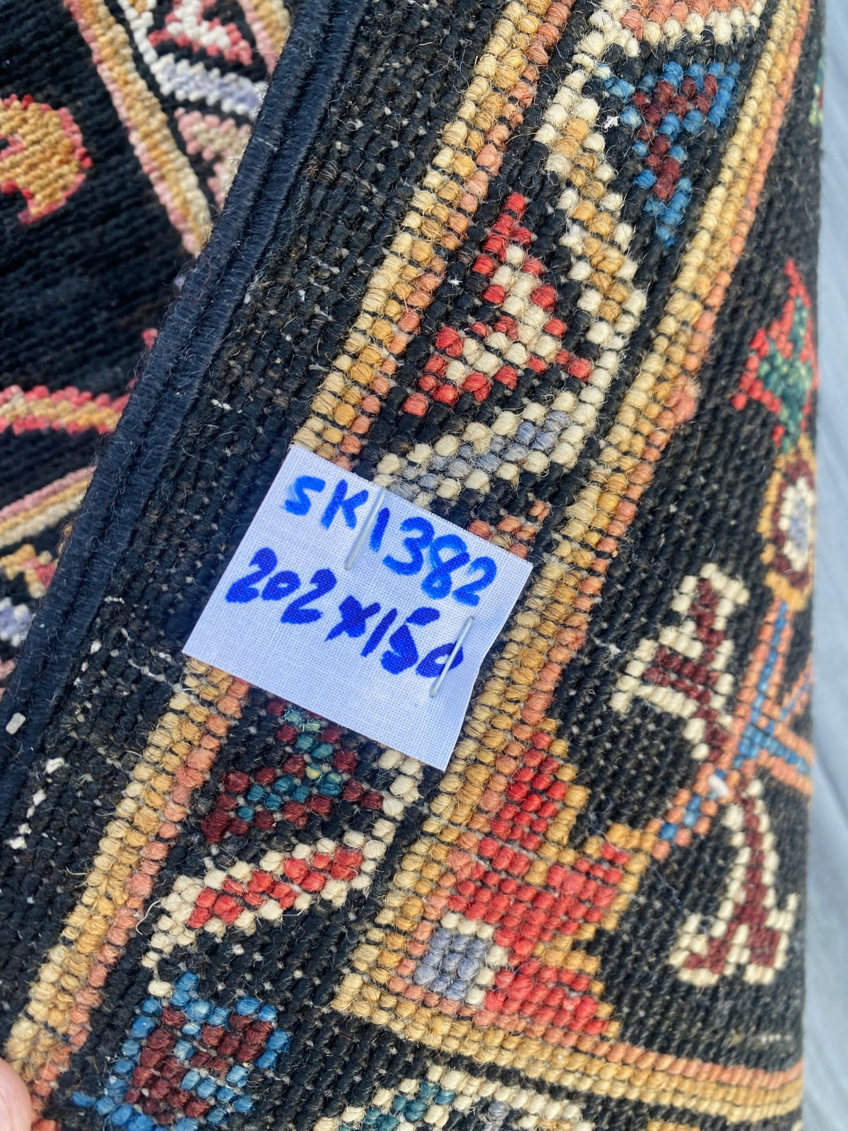 Hand Knotted Chobi Wool Rug | 202 CM x 150 CM SK# 1382