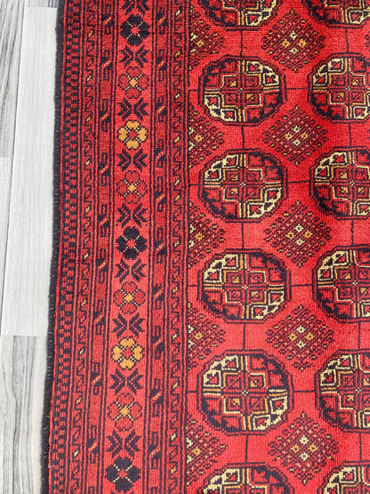 Handmade Afghan Traditional Wool Rug 200CM x 145CM (SS#30)