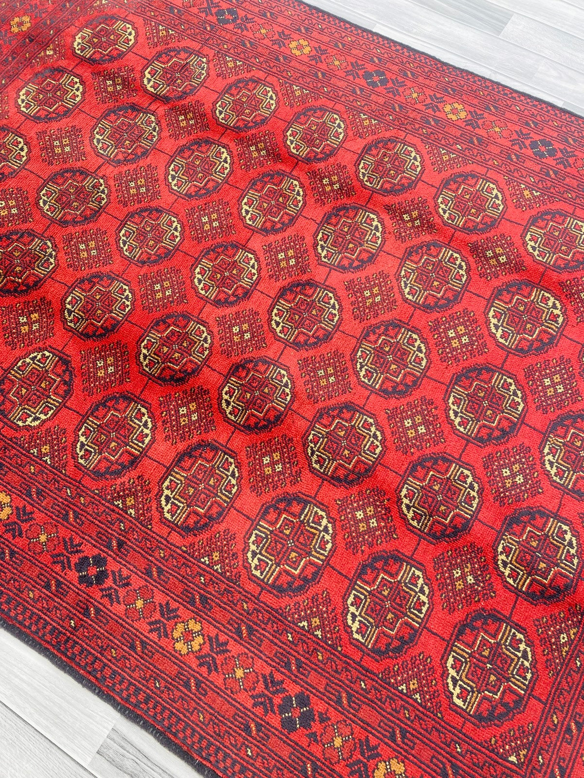 Handmade Afghan Traditional Wool Rug 200CM x 145CM (SS#30)