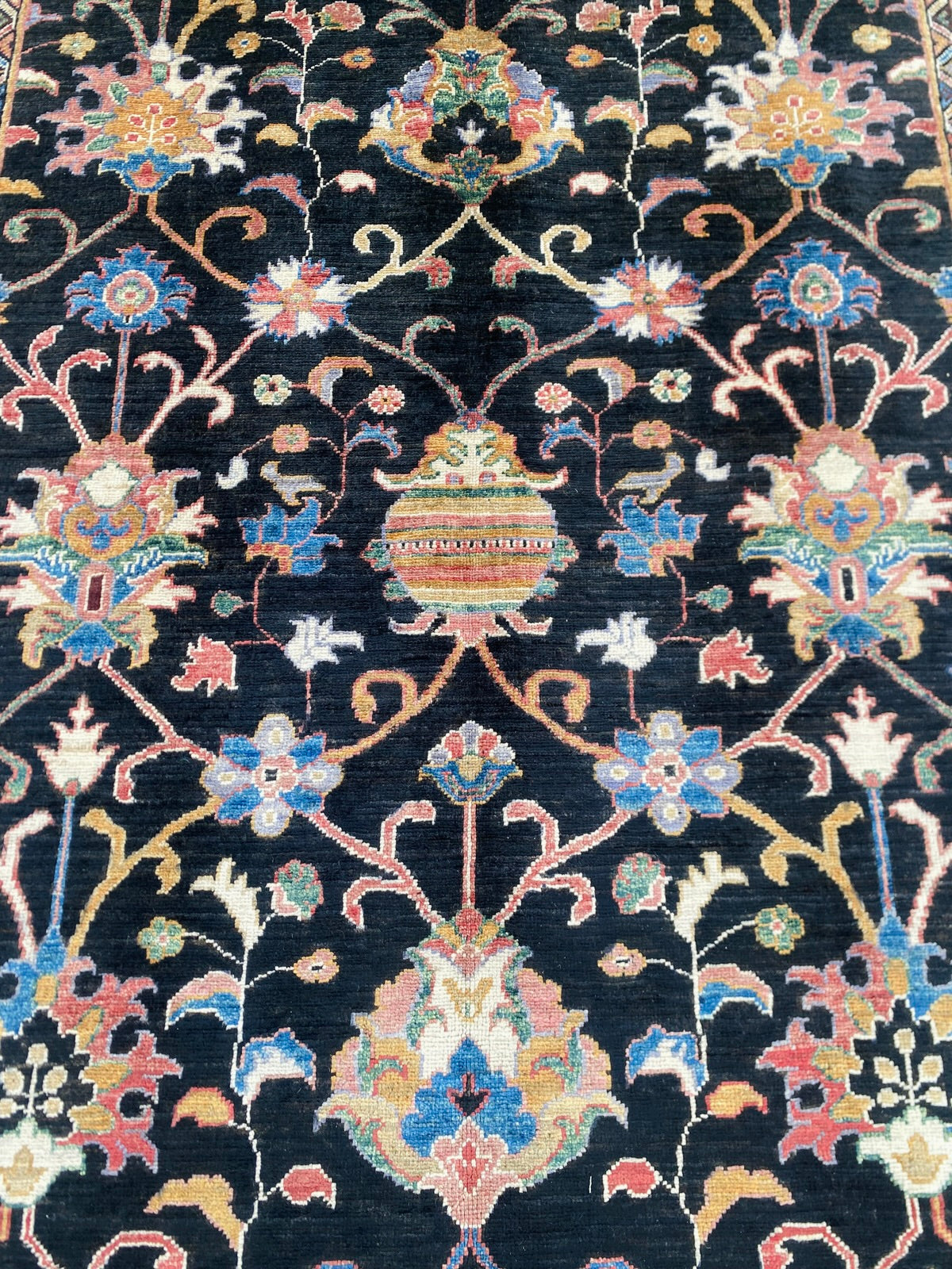 Hand Knotted Chobi Wool Rug  202 CM x 150 CM SK# 1382