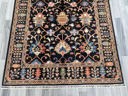 Hand Knotted Chobi Wool Rug | 202 CM x 150 CM SK# 1382