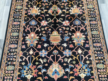 Hand Knotted Chobi Wool Rug | 202 CM x 150 CM SK# 1382