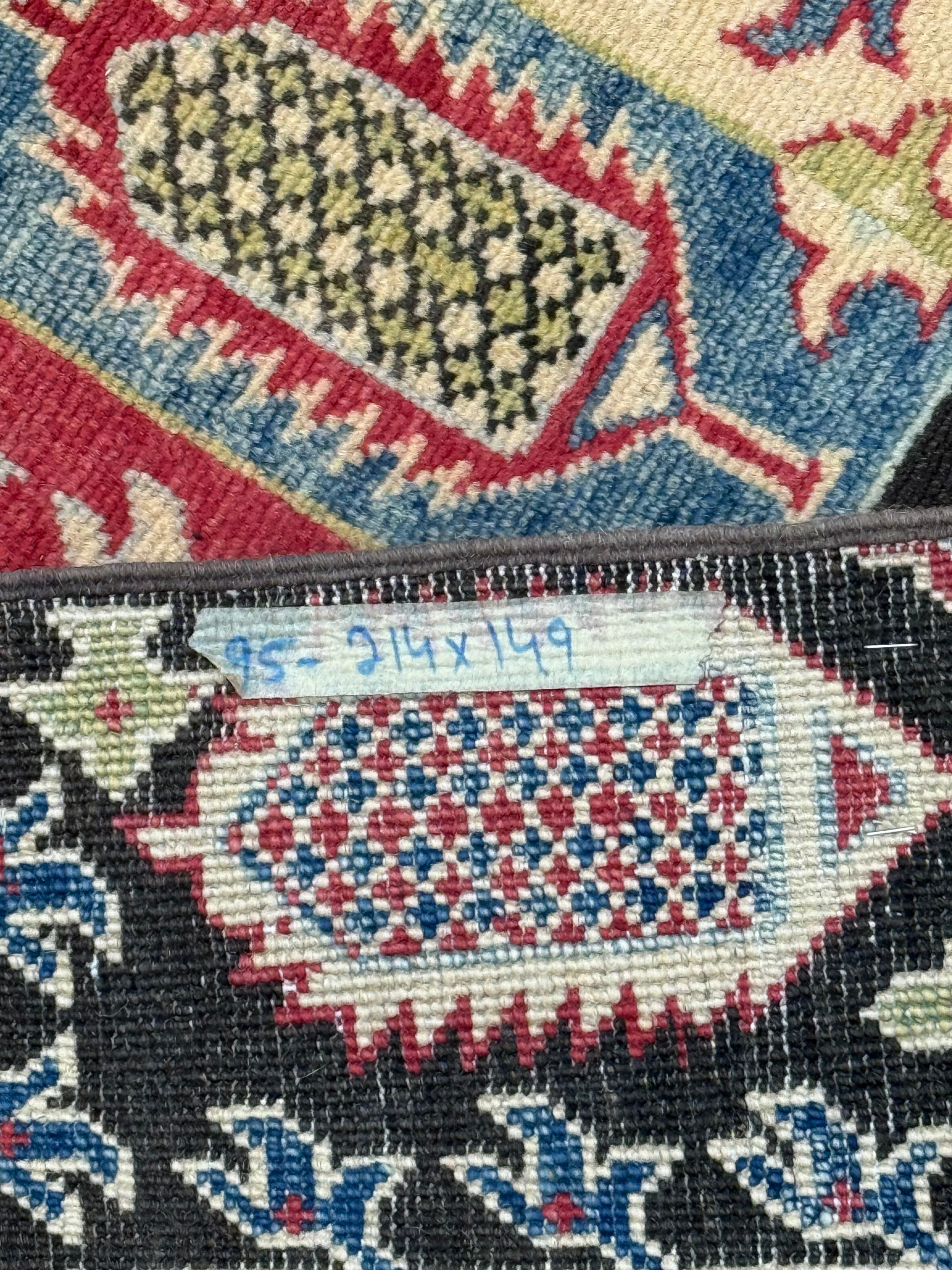 Hand-Knotted Chobi Wool Rug 200 CM  x 150 CM SK#2044