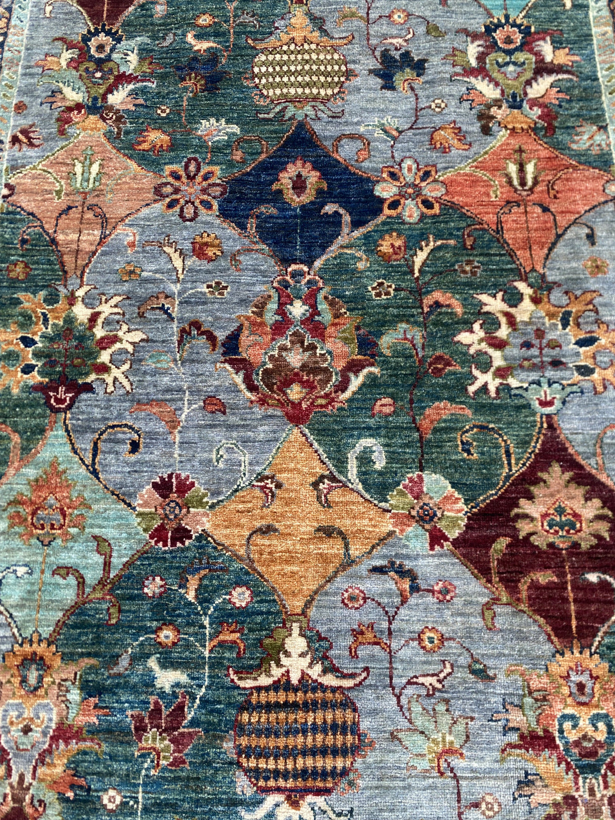 Hand Knotted Chobi Wool Rug 206 CM x 148 CM SK#1376