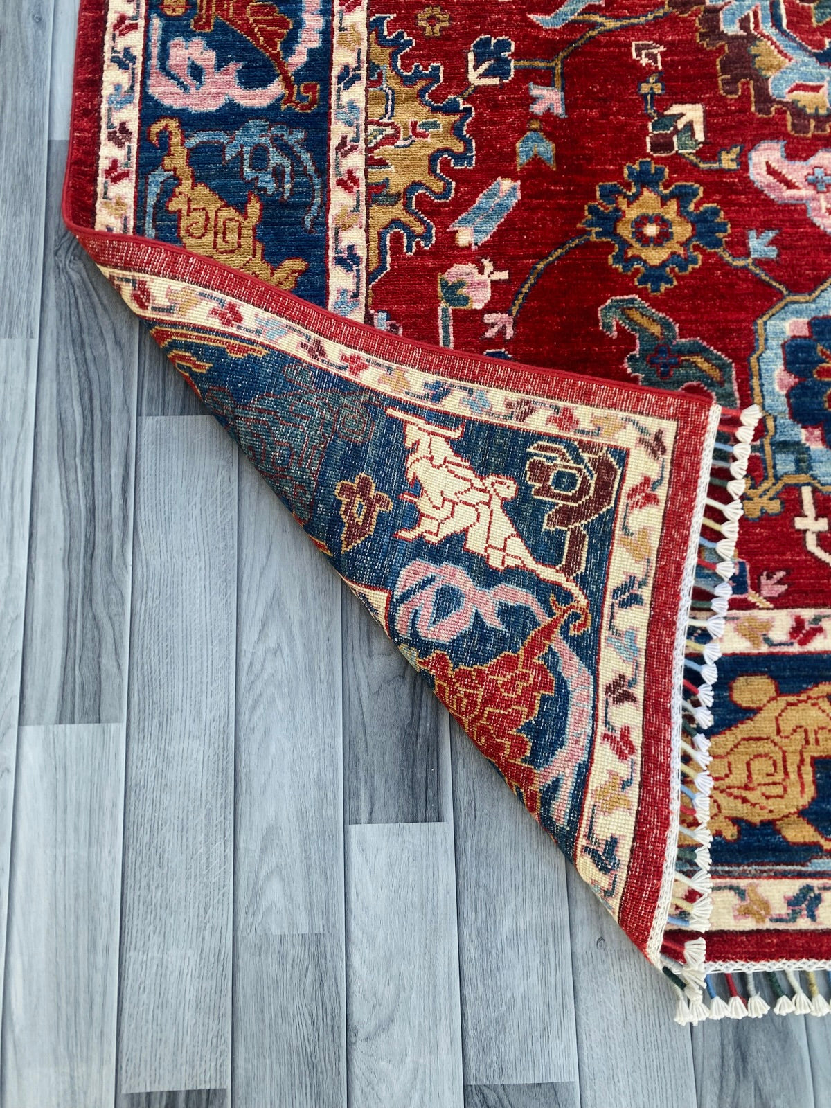 Hand Knotted Chobi Wool Rug | 204 CM x 149 CM SK#1379