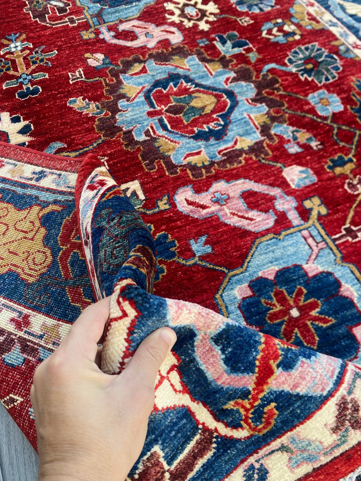 Hand Knotted Chobi Wool Rug | 204 CM x 149 CM SK#1379