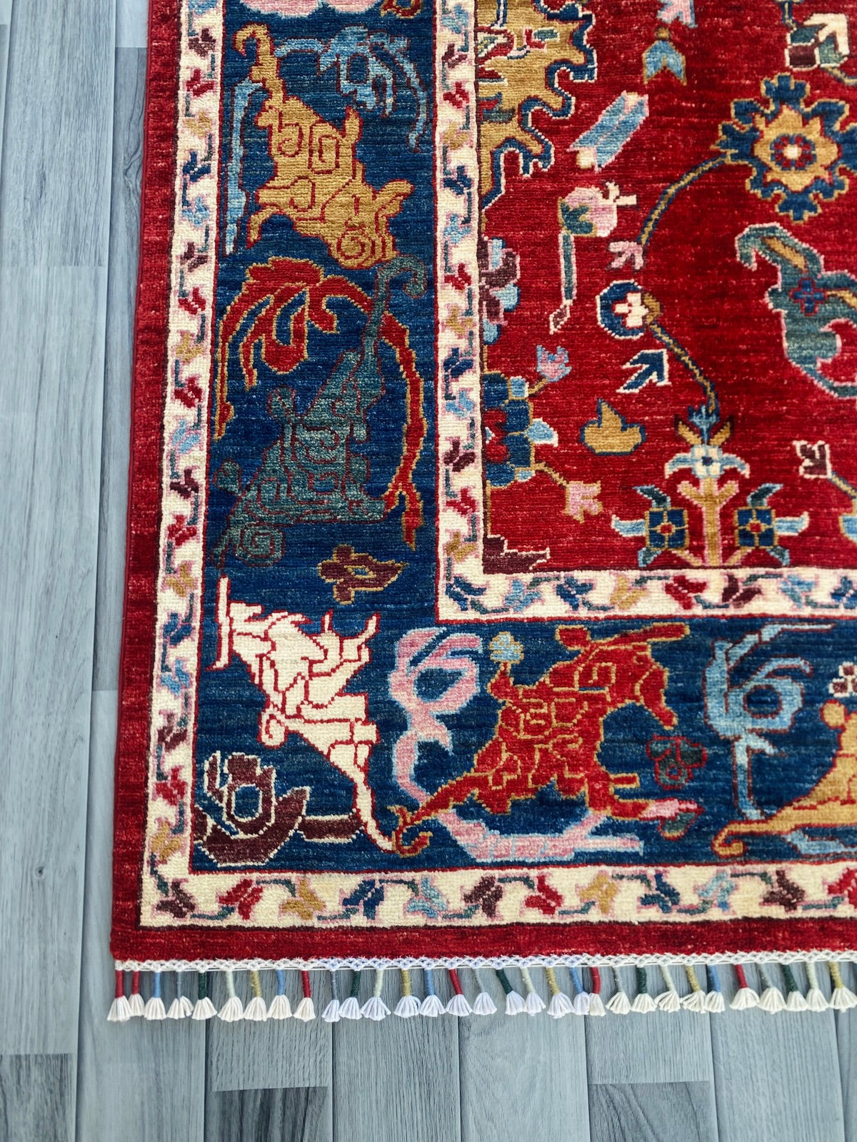 Hand Knotted Chobi Wool Rug | 204 CM x 149 CM SK#1379