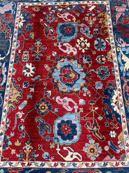 Hand Knotted Chobi Wool Rug | 204 CM x 149 CM SK#1379