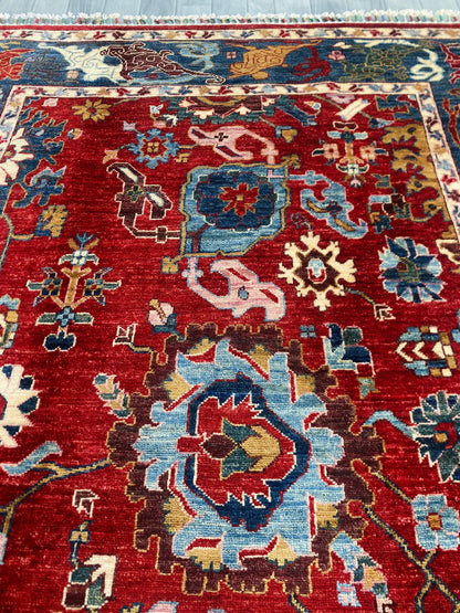 Hand Knotted Chobi Wool Rug | 204 CM x 149 CM SK#1379