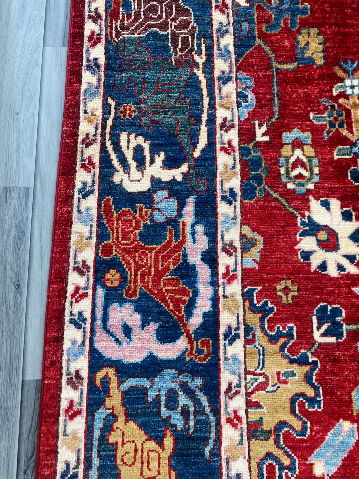 Hand Knotted Chobi Wool Rug | 204 CM x 149 CM SK#1379