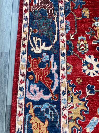 Hand Knotted Chobi Wool Rug | 204 CM x 149 CM SK#1379