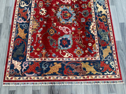 Hand Knotted Chobi Wool Rug | 204 CM x 149 CM SK#1379