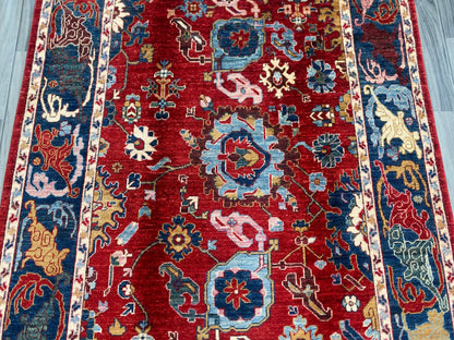 Hand Knotted Chobi Wool Rug | 204 CM x 149 CM SK#1379