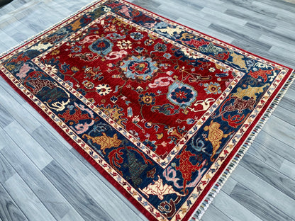 Hand Knotted Chobi Wool Rug | 204 CM x 149 CM SK#1379