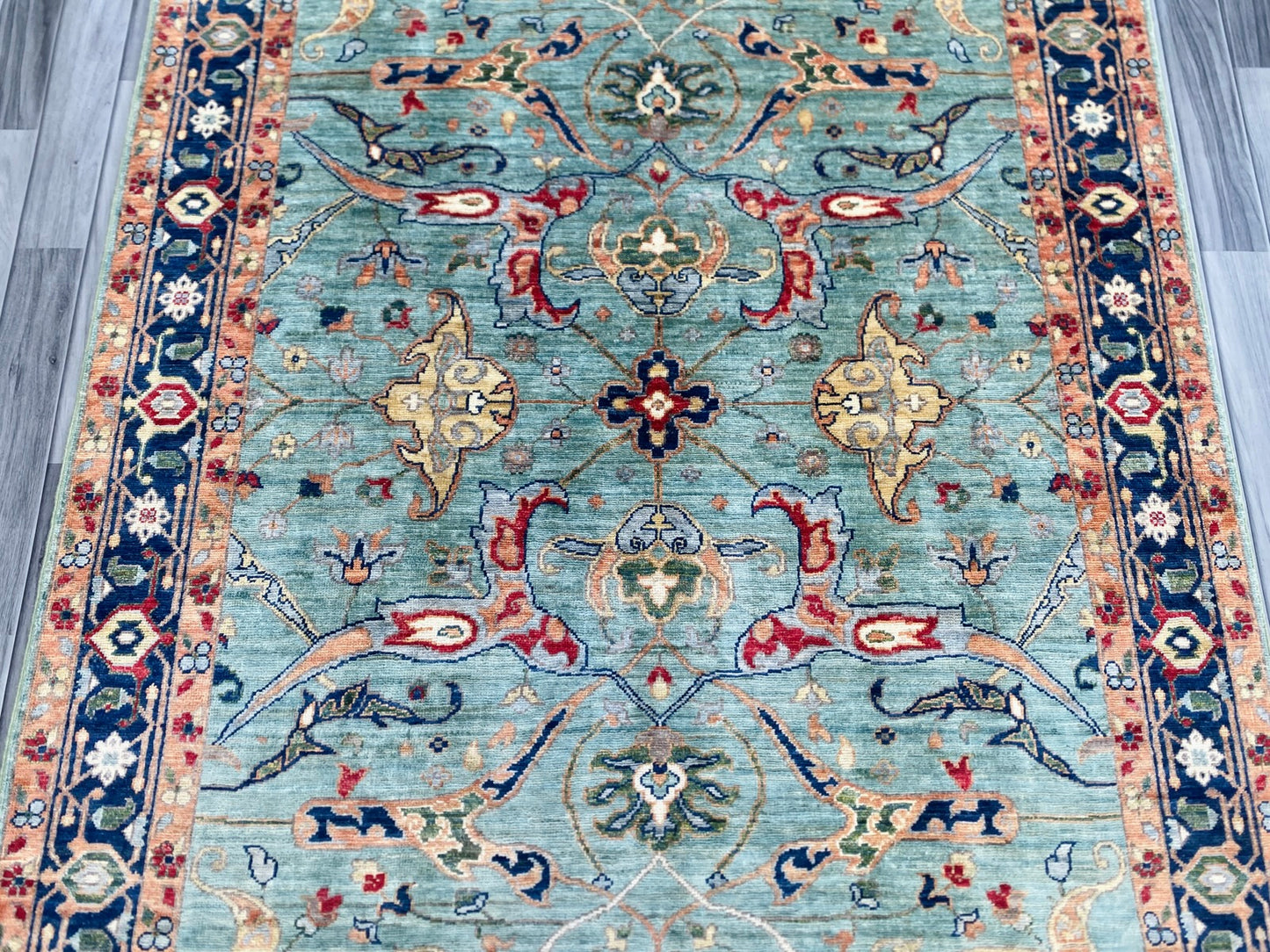 Hand Knotted Chobi Wool Rug | 201 CM x 149 CM SK#1378