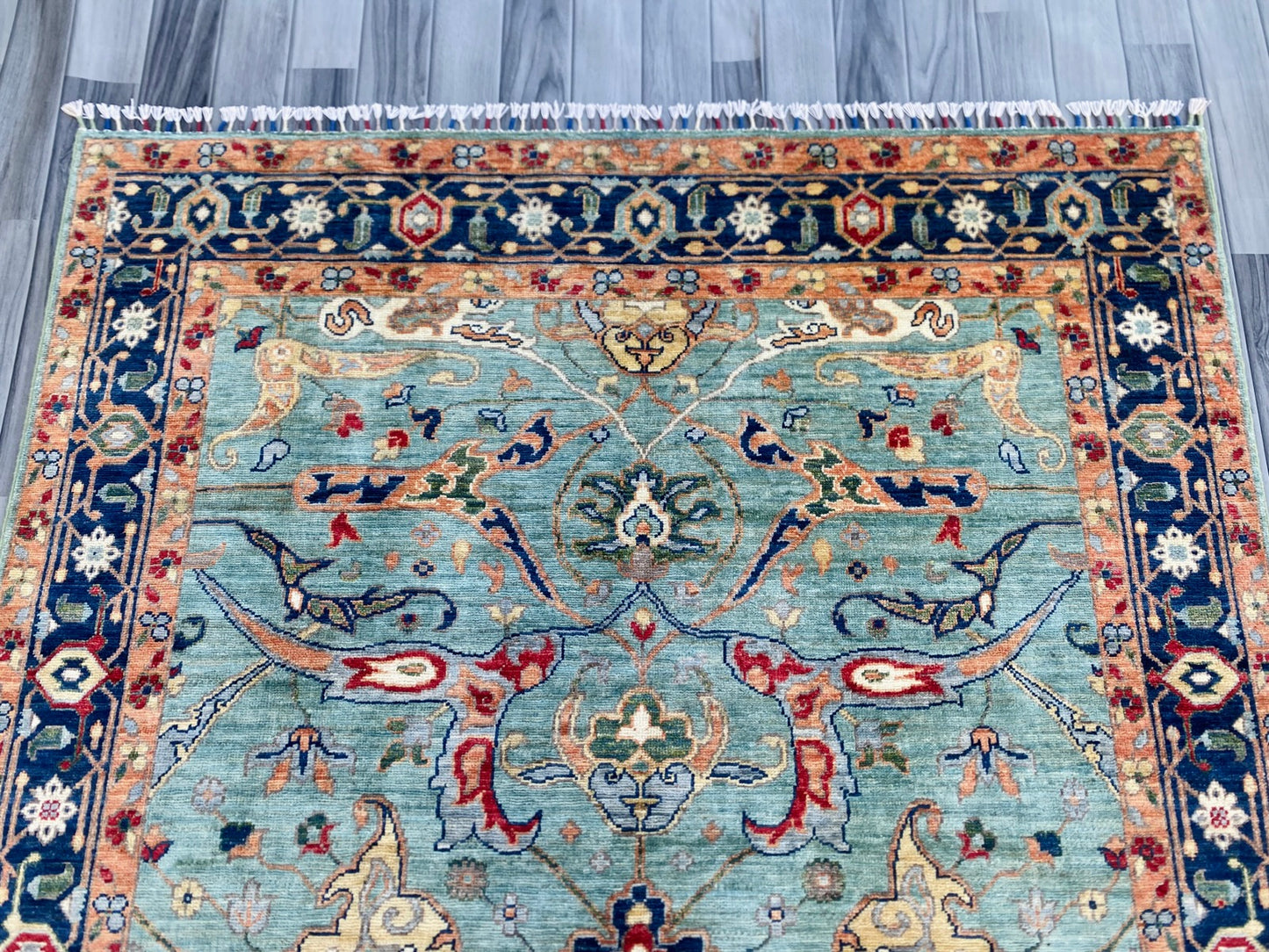 Hand Knotted Chobi Wool Rug | 201 CM x 149 CM SK#1378