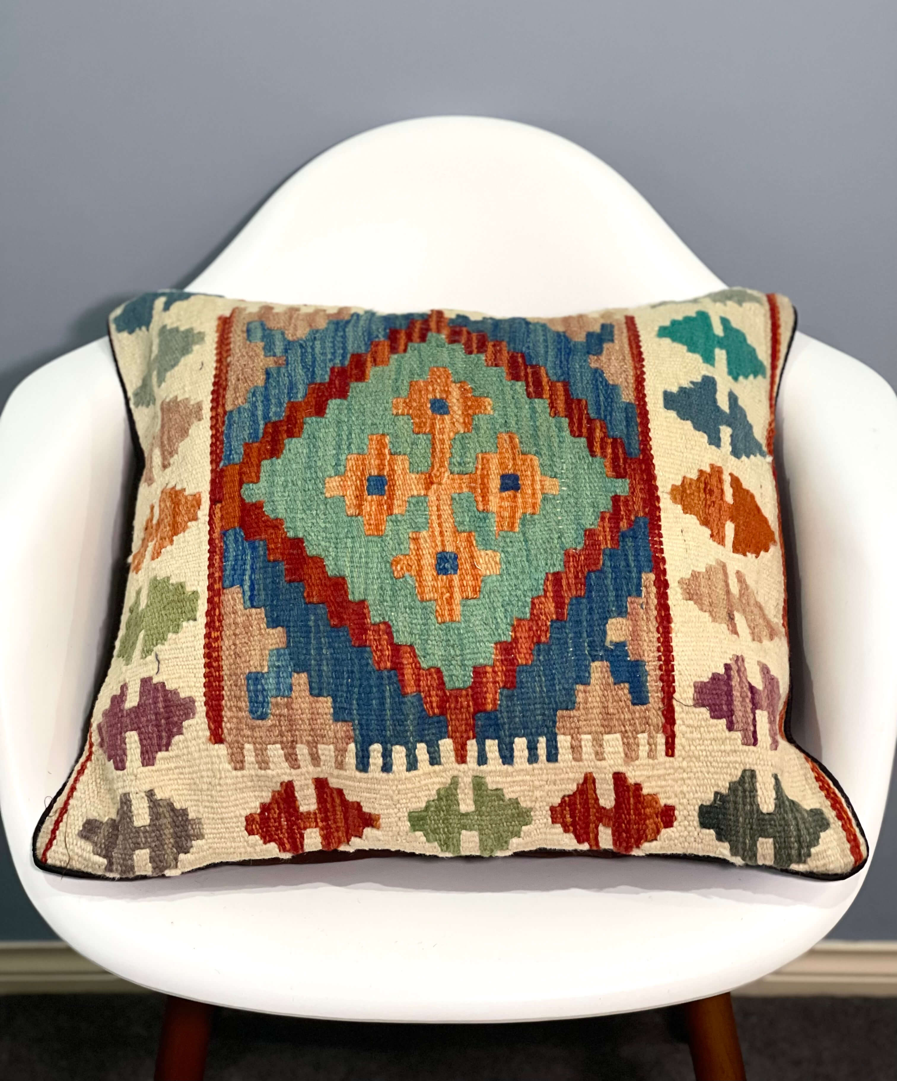 Chobi Design Kilim Cushion Cover 45 cm x 45 cm   AF#123