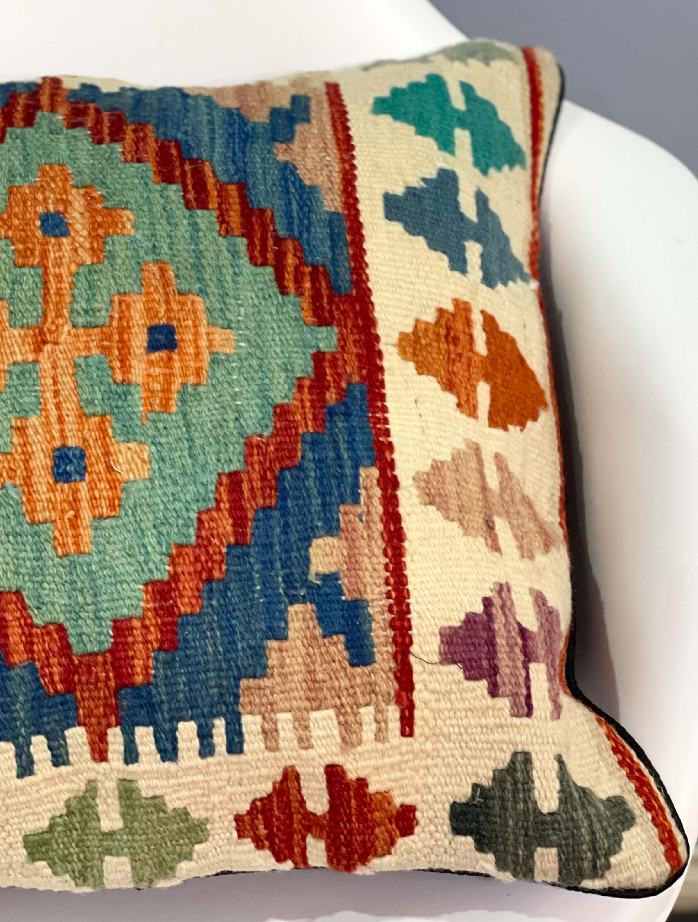 Chobi Design Kilim Cushion Cover 45 cm x 45 cm   AF#123