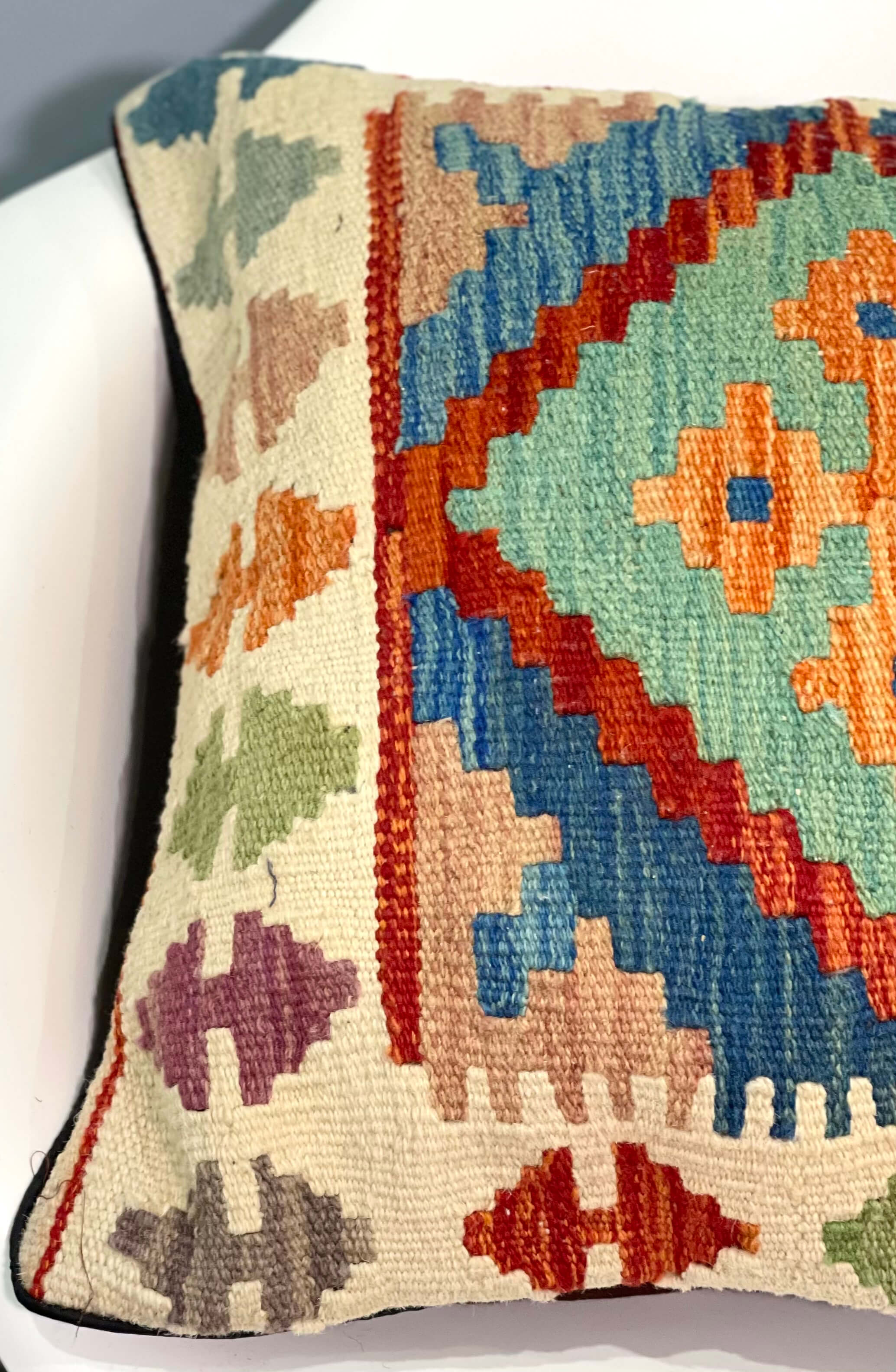 Chobi Design Kilim Cushion Cover 45 cm x 45 cm   AF#123