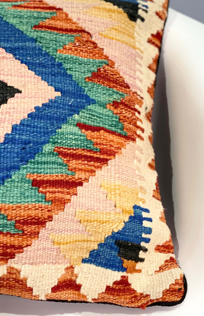 Chobi Kilim Cushion Cover 50cm X 50cm AF#126