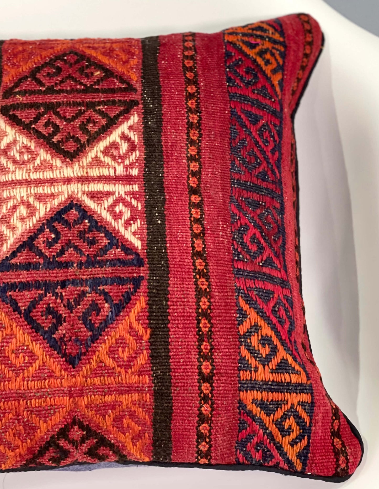 Traditional Afghan Cushion 45 cm x 45 cm (Traditional) AF#132