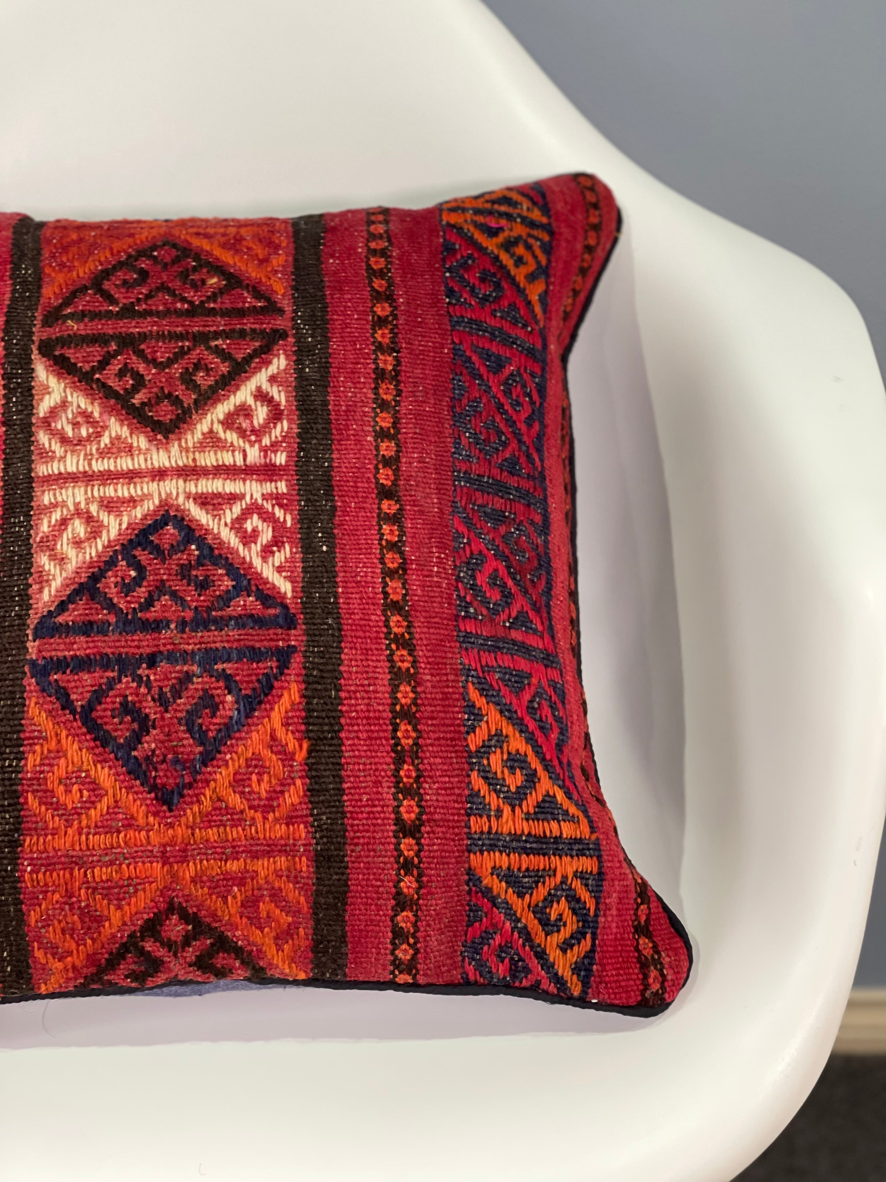 Handmade Traditional Design Afghan Cushion 45 cm x 45 cm  AF#133