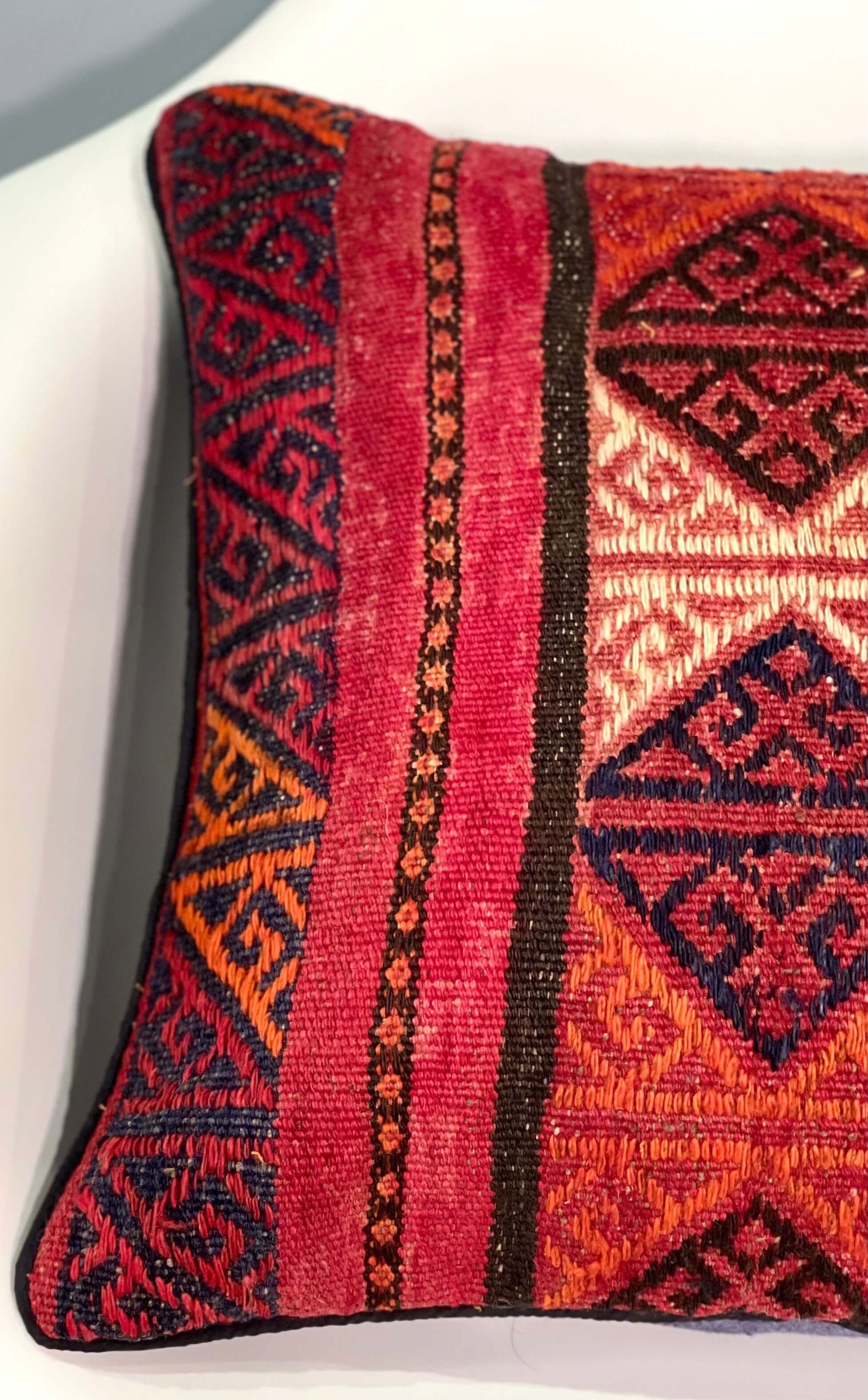 Traditional Design Afghan Cushion 45 cm x 45 cm  AF#132