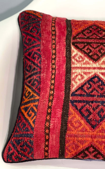 Traditional Afghan Cushion 45 cm x 45 cm (Traditional) AF#132