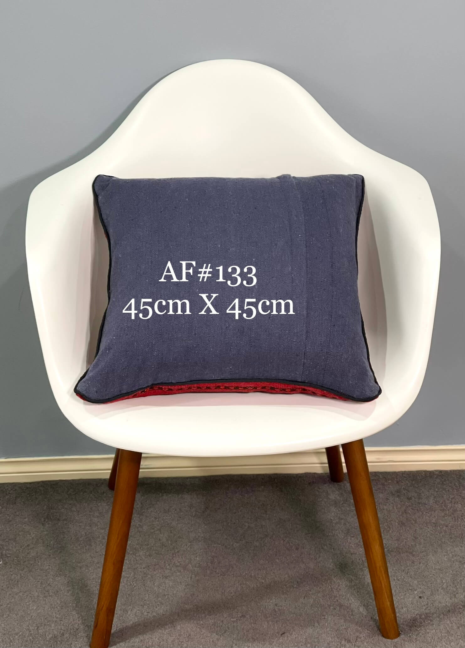 Traditional Design Afghan Cushion 45 cm x 45 cm  AF#132