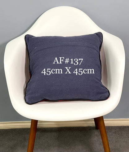Traditional Afghan Cushion 45 cm x 45 cm (Traditional) AF#136