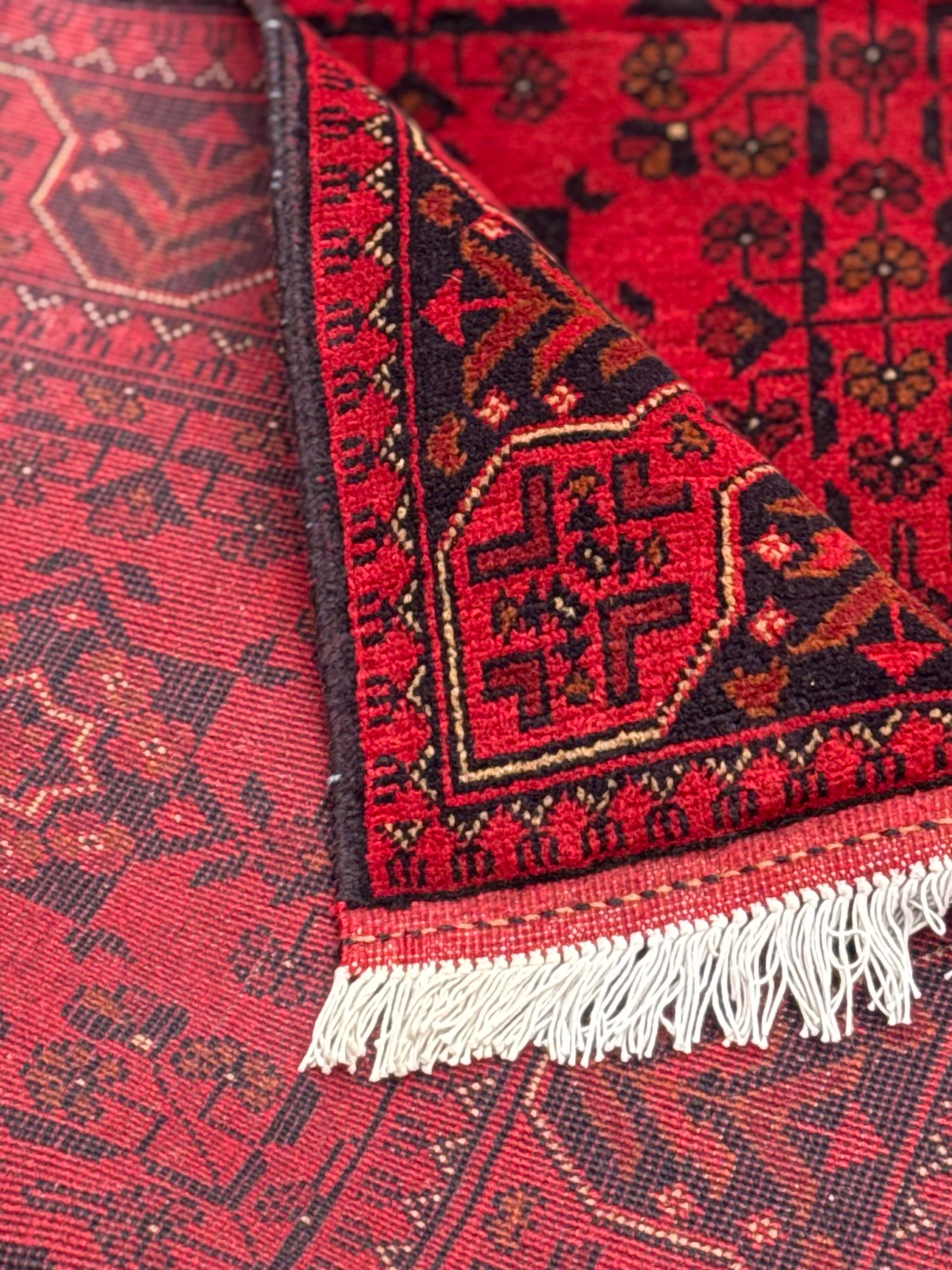 Handmade Afghan Traditional Khal Rug  200 CM x 150 CM SK#234