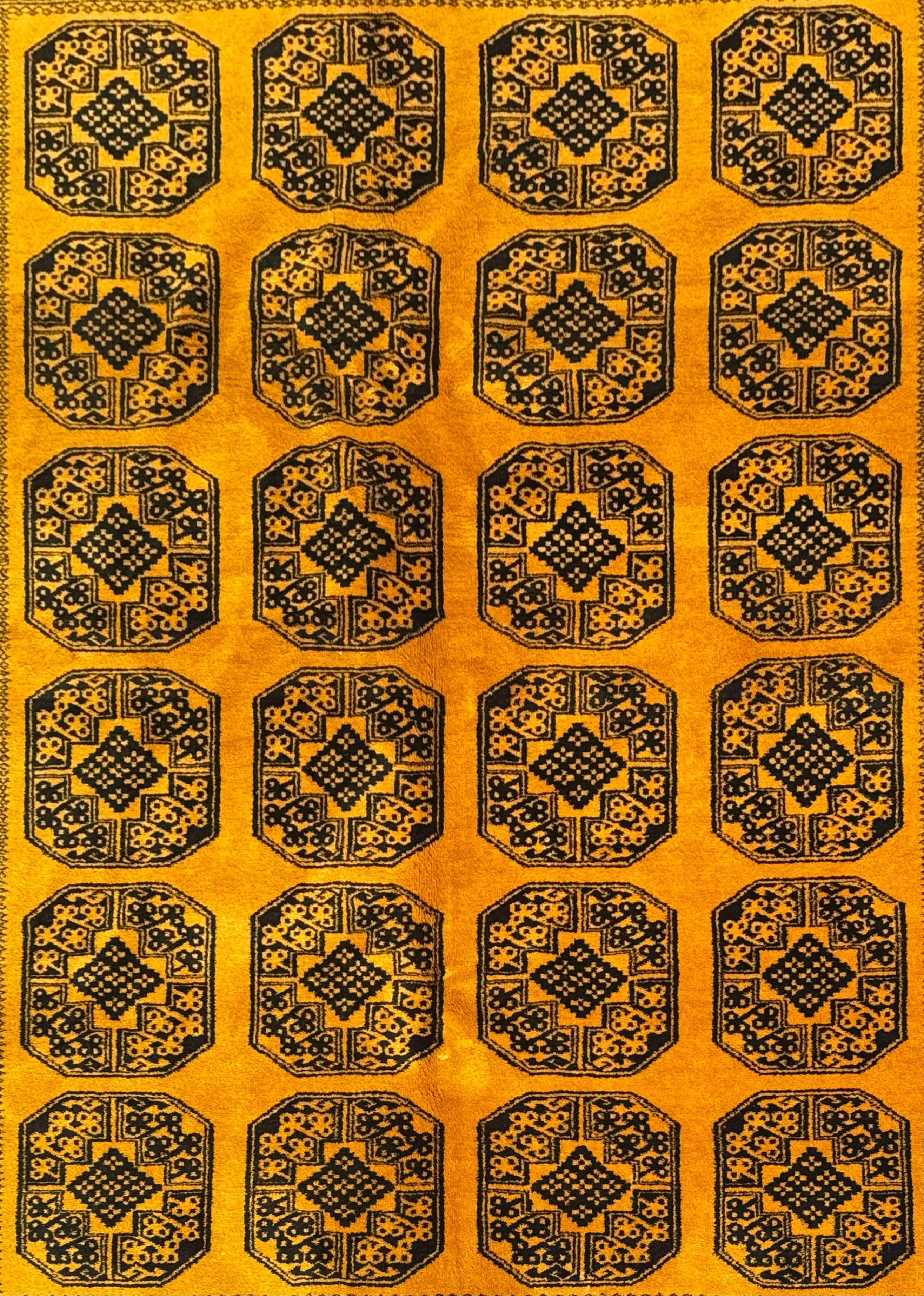 Hand Woven Traditional Afghan Vintage Wool Rug 230 CM x 155 CM Sk#235