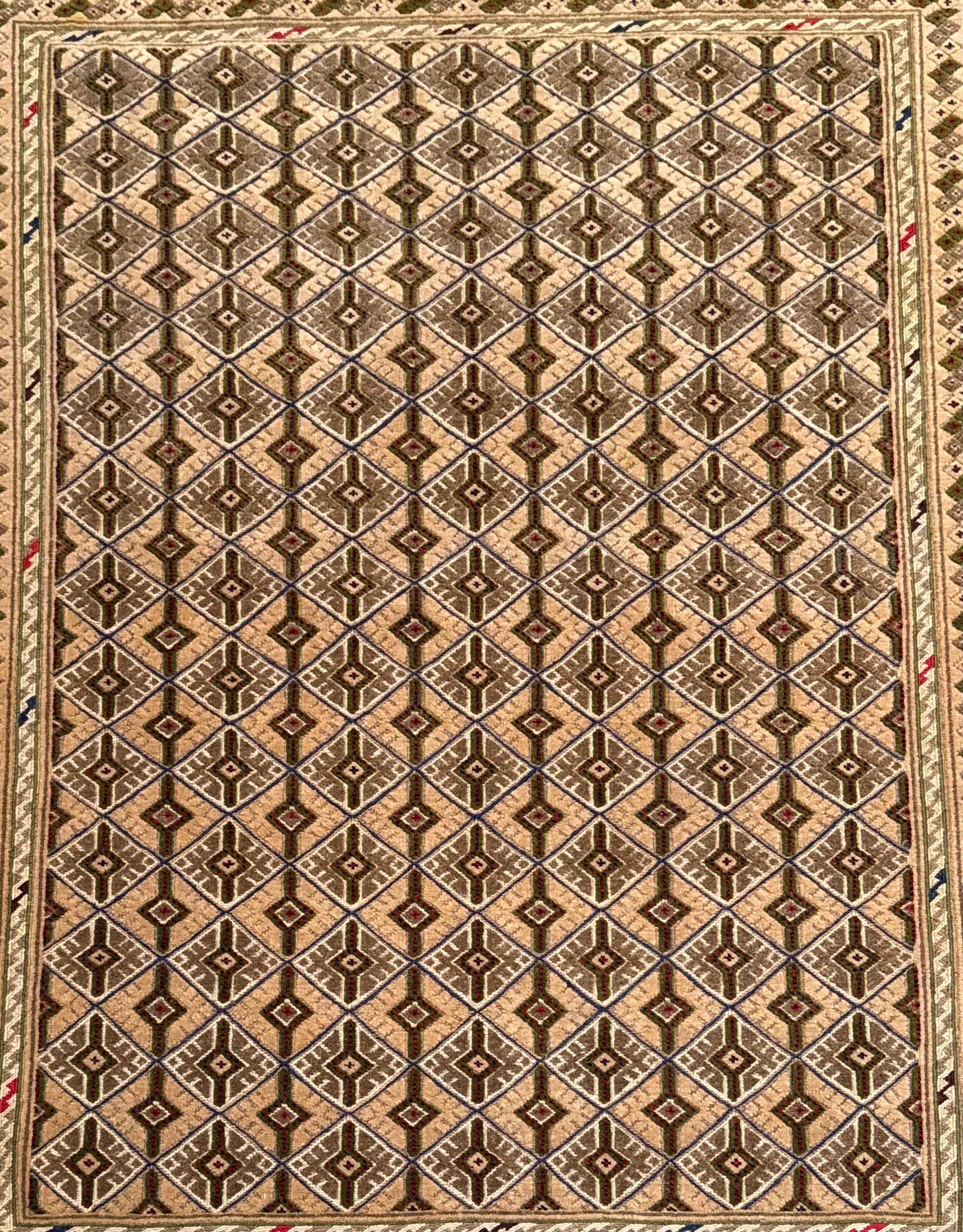 Handmade Afghan Meshwani Rug 180 CM x 153 CM  SK#2039