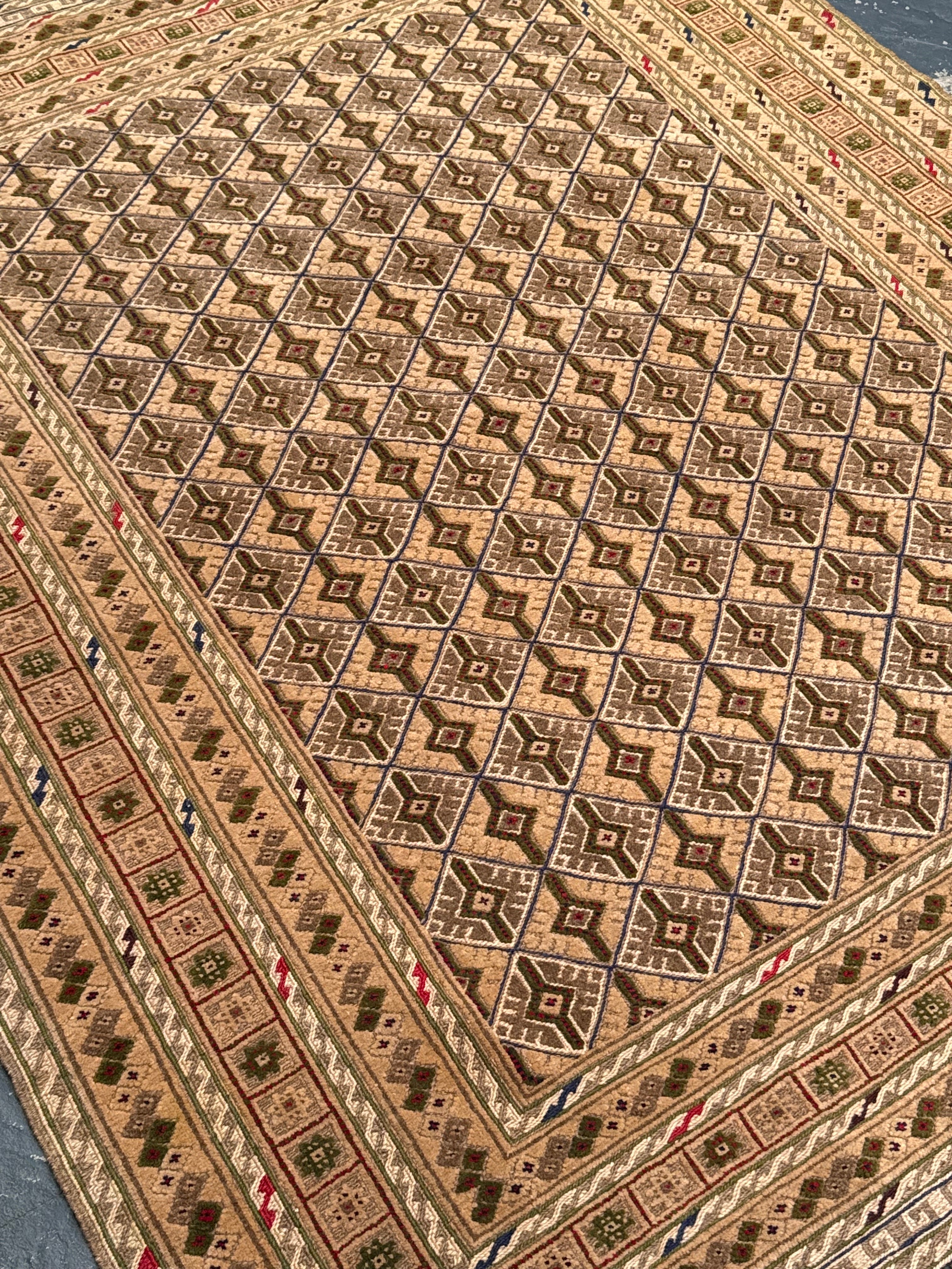 Handmade Afghan Meshwani Rug 180 CM x 153 CM  SK#2039