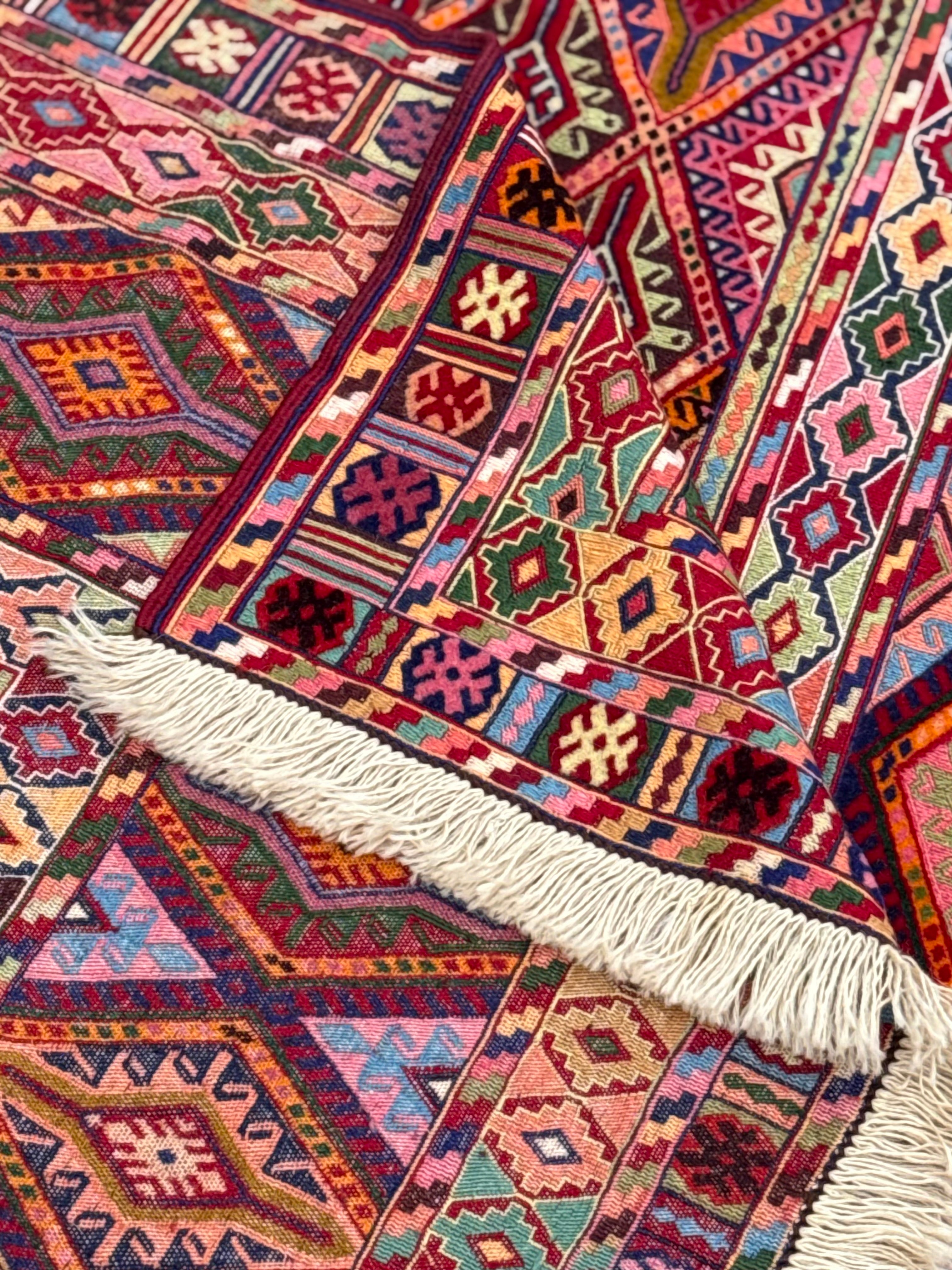 Handmade Fine Quality Meshwani Rug 193 CM x 147 CM  SK#2040