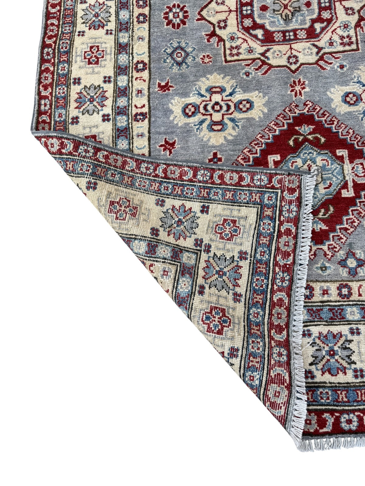 Handmade Afghan Kazak wool  Rug 216 CM x 140 CM SK#1521