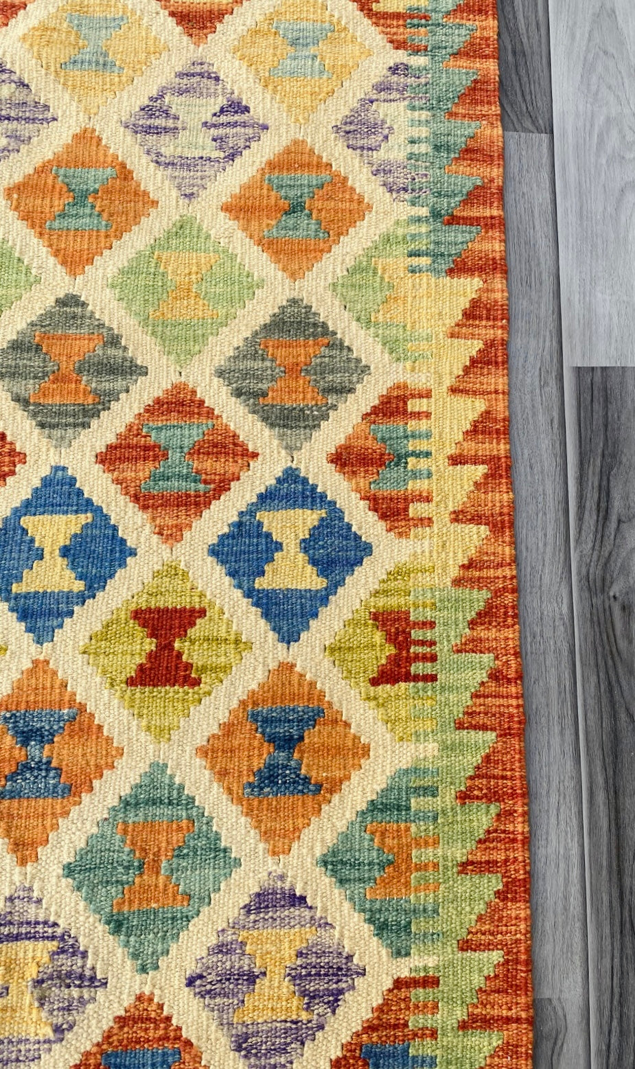 Handmade Afghan Chobi Kilim Hallway Runner Rug 190  CM x 72 CM ( SS # 98)