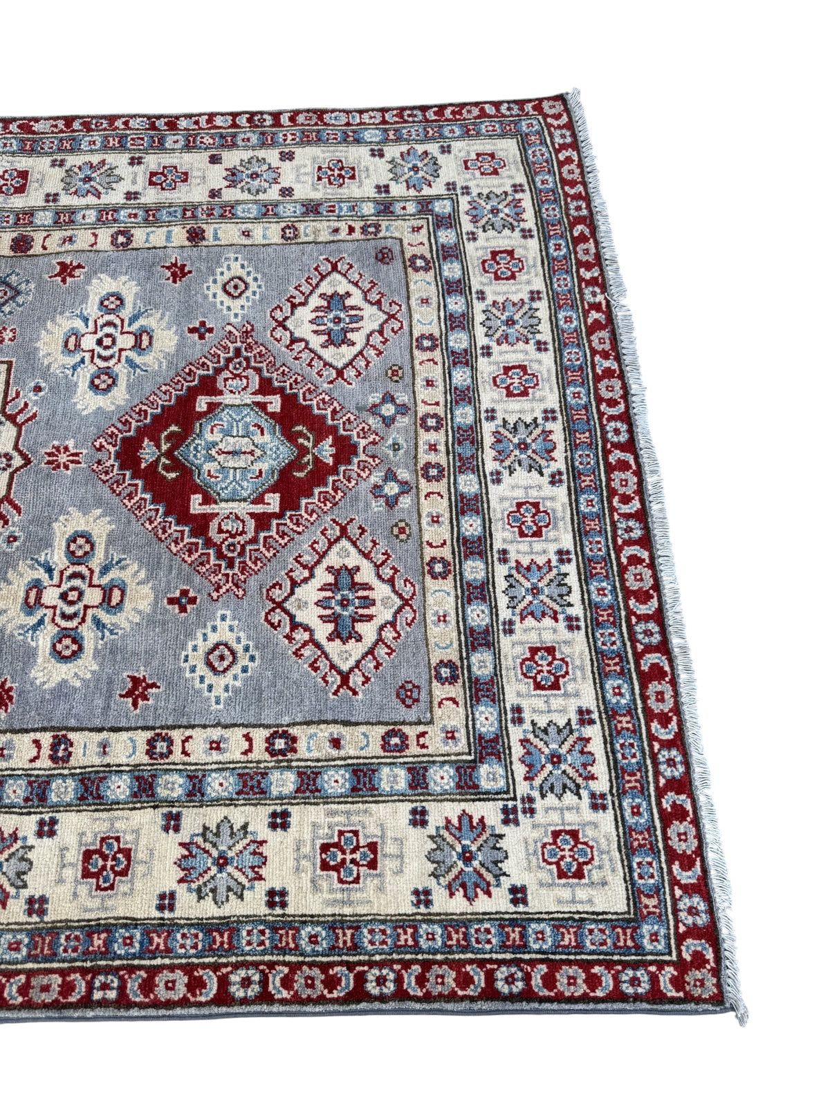 Handmade Afghan Kazak wool  Rug 216 CM x 140 CM SK#1521