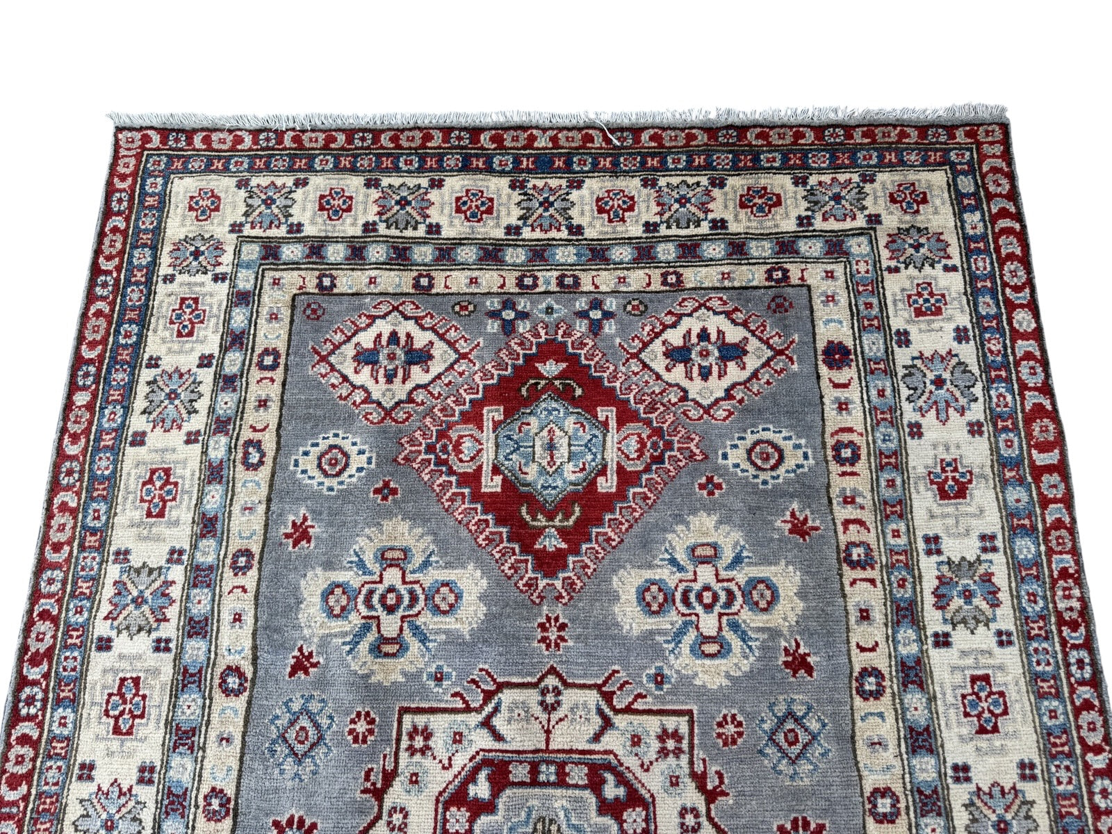 Handmade Afghan Kazak wool  Rug 216 CM x 140 CM SK#1521
