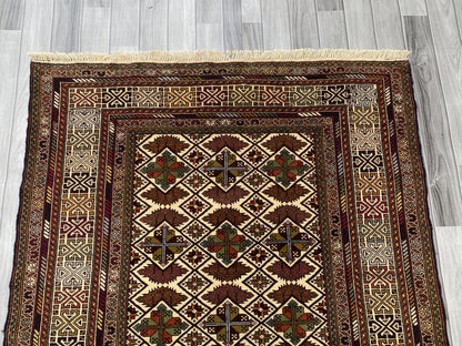 Hand Woven Traditional  Balochi Rug | 181 CM x 125 CM SK#1030