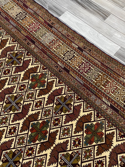 Hand Woven Traditional  Balochi Rug | 181 CM x 125 CM SK#1030