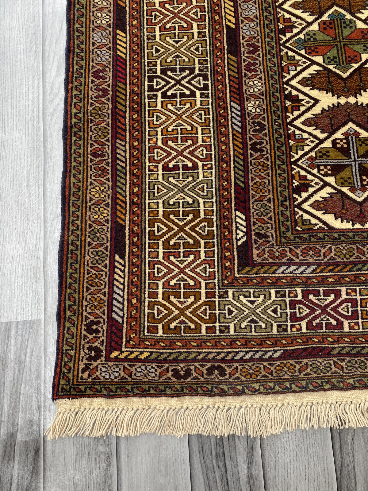 Hand Woven Traditional  Balochi Rug | 181 CM x 125 CM SK#1030