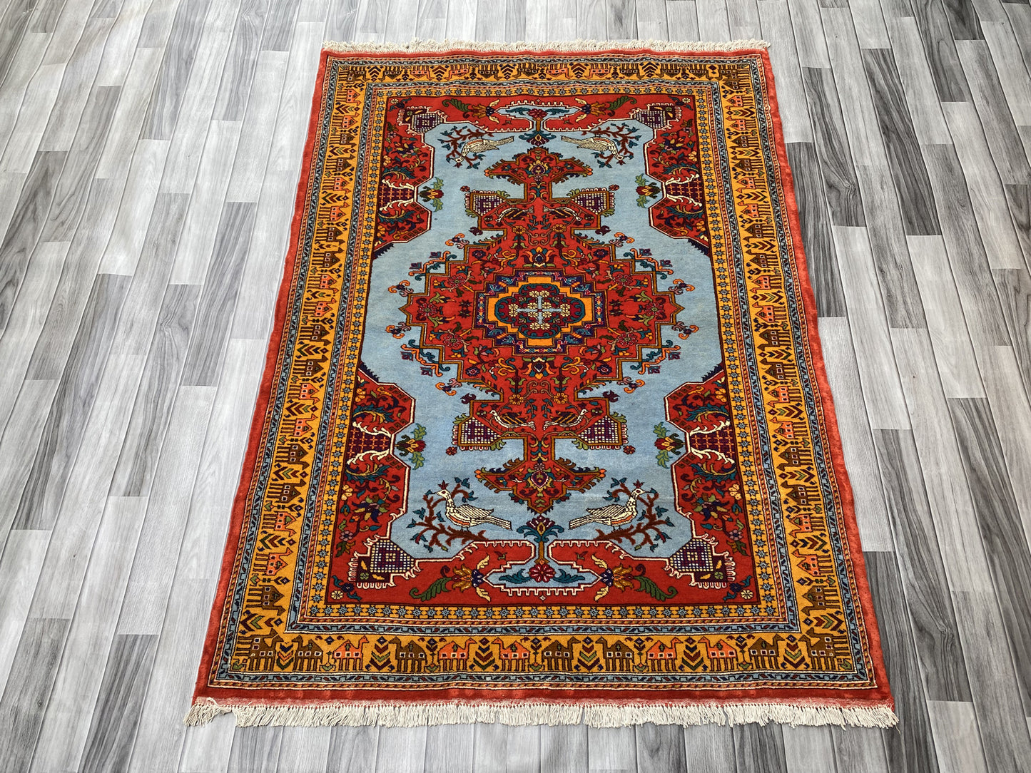 Hand Woven Traditional  Balochi Rug | 192 CM x 142 CM SK#310